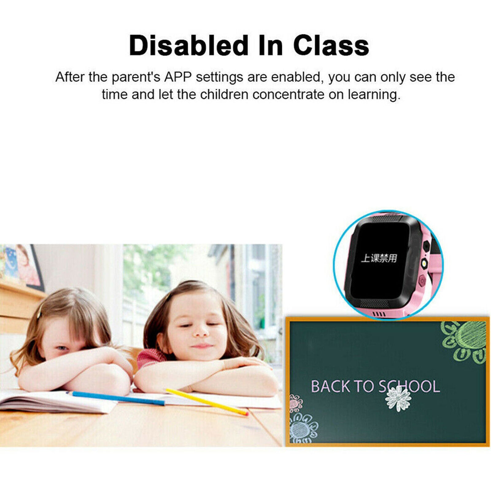 Fitness Kids Children Smart Watch Camera Locator SOS Tracker/SIM Card Slot
