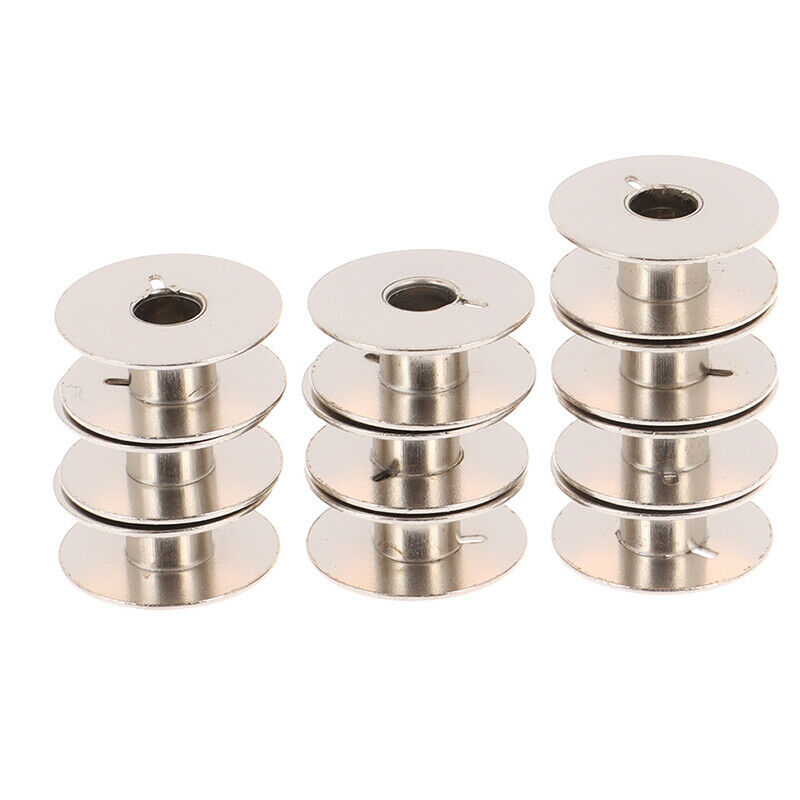 10Pcs metal spool wing machine accessories industrial bobbin grooved bob DD