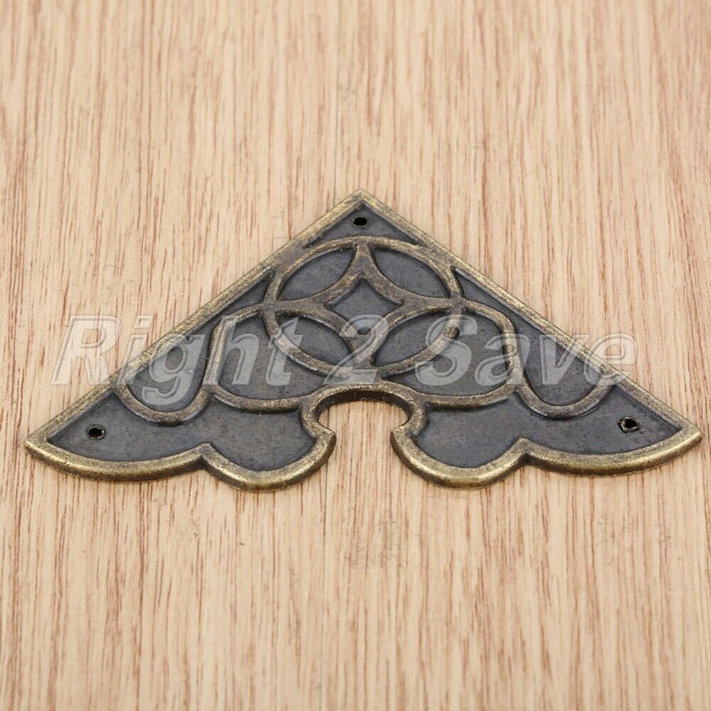 2x Jewelry Box Gift Case Scrapbook Album Menu Folder Corner Decorative Protector