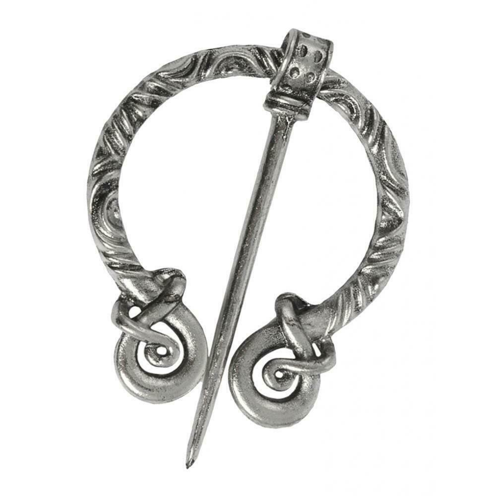 2 Pack Viking Brooch Ancient Shawl Cloak Jewellery Decor Brooch Pin Clasp