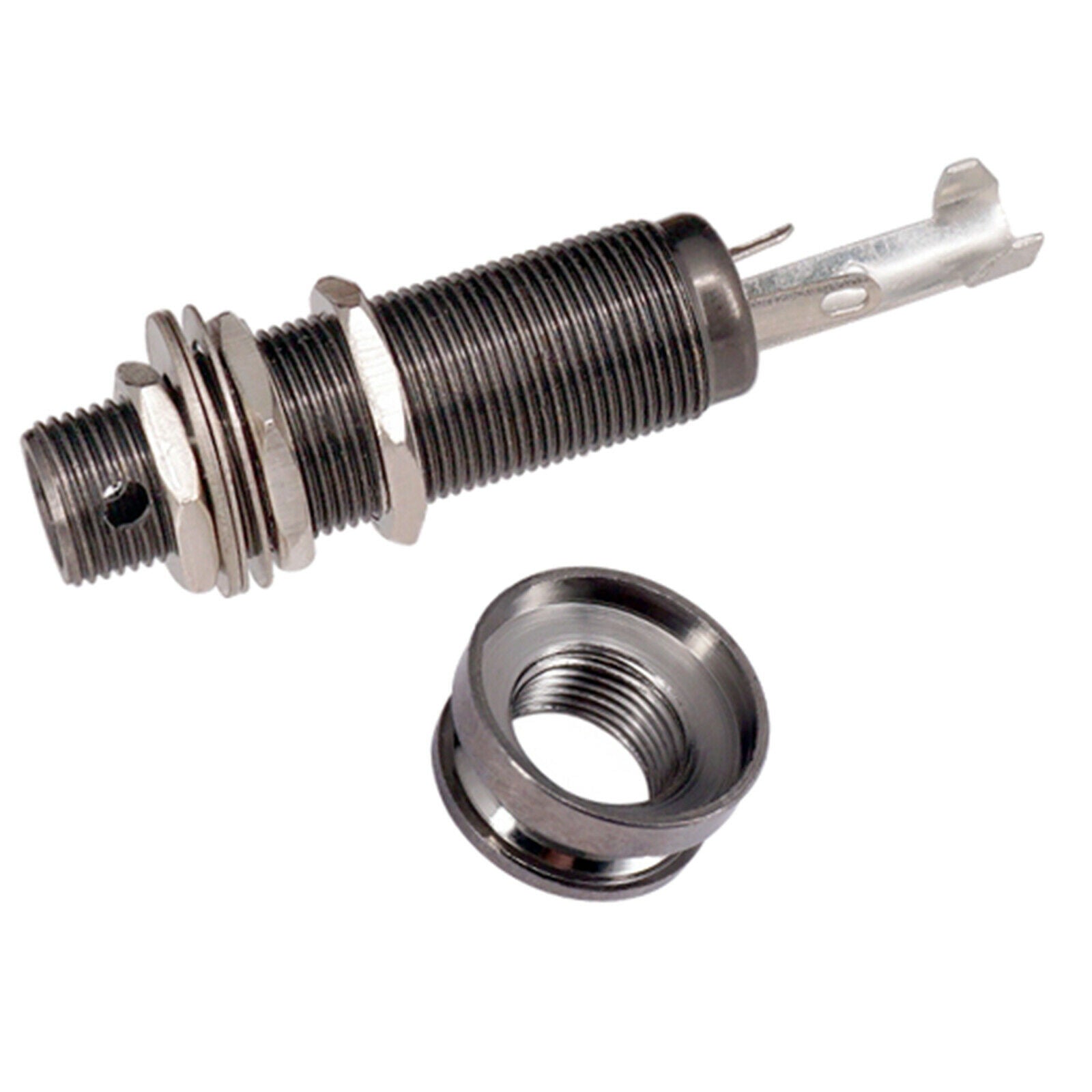Threaded Cylinder Output   Endpin Electric Guitar Instrument Accs Bronze