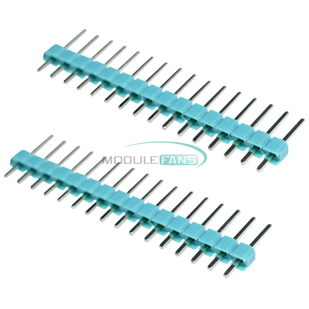 10PCS Green 40Pin 1x40P Male 2.54mm Single Row Breakable Pin Header M