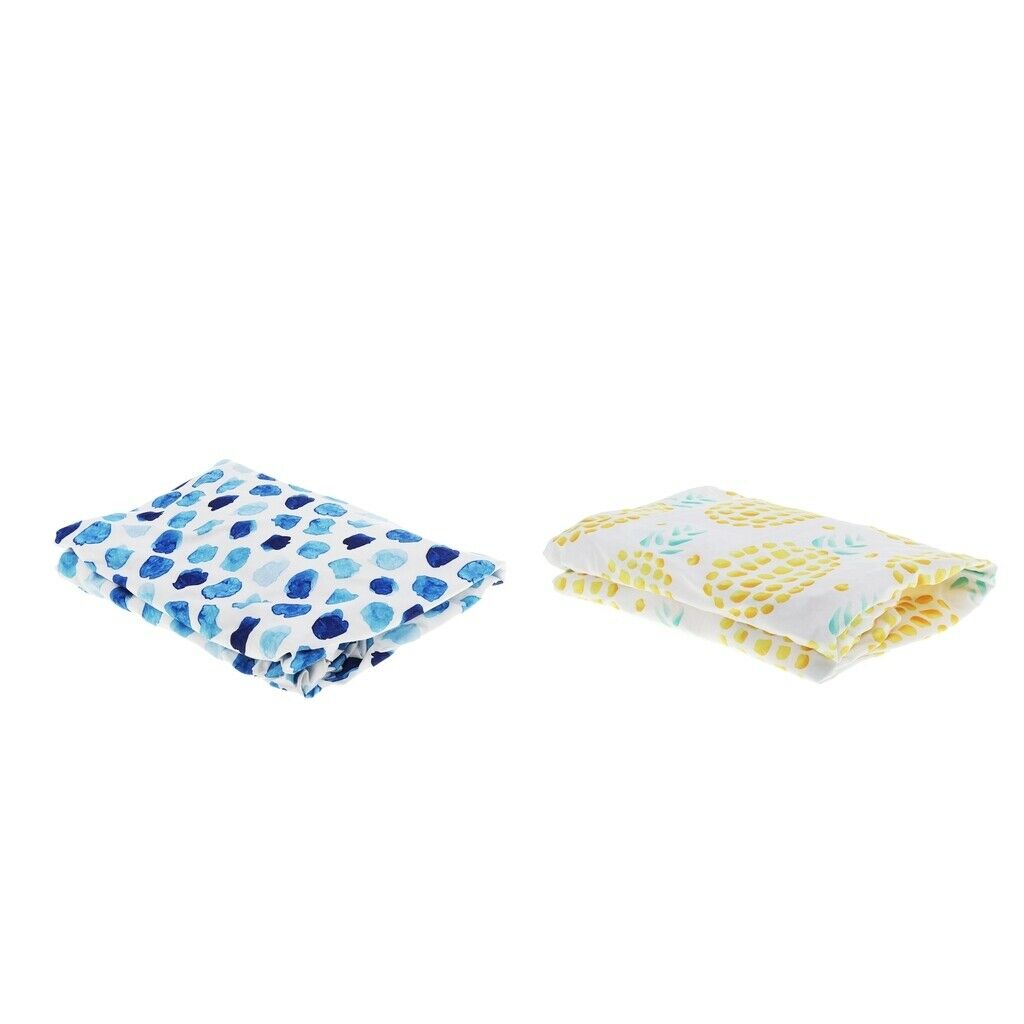 2x Infant Changing Table Pad Waterproof Mattress Bed Sheet Change Mat Cover
