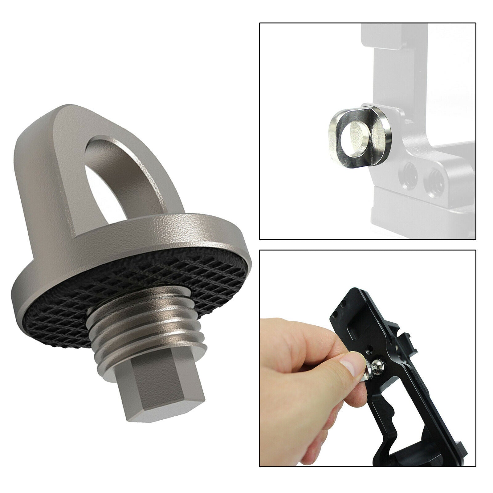 Quick-release Metal Screw for Quick Release Neck Strap / R-strap / Neck Strap,