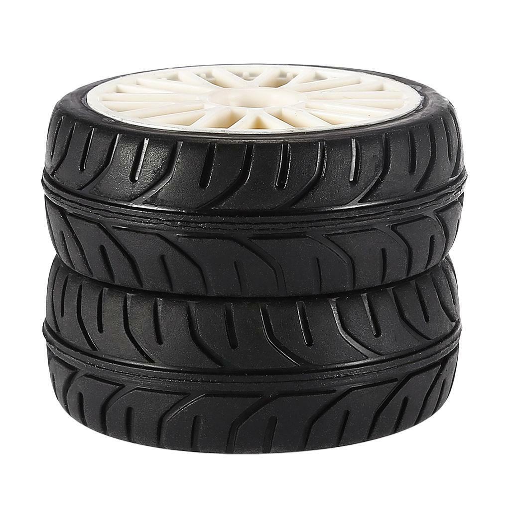 2x Tires Tyre &Wheel for 1:10 RC HPI HSP Hobao Savage XS TM Flux MT ZDRacing