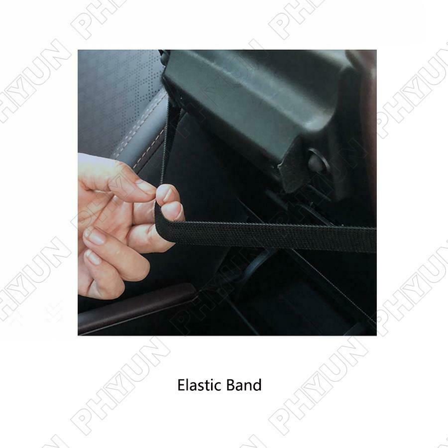 29x17cm Black PU Leather Car Armrest Pad Cover Center Console Box Mat Accessorie