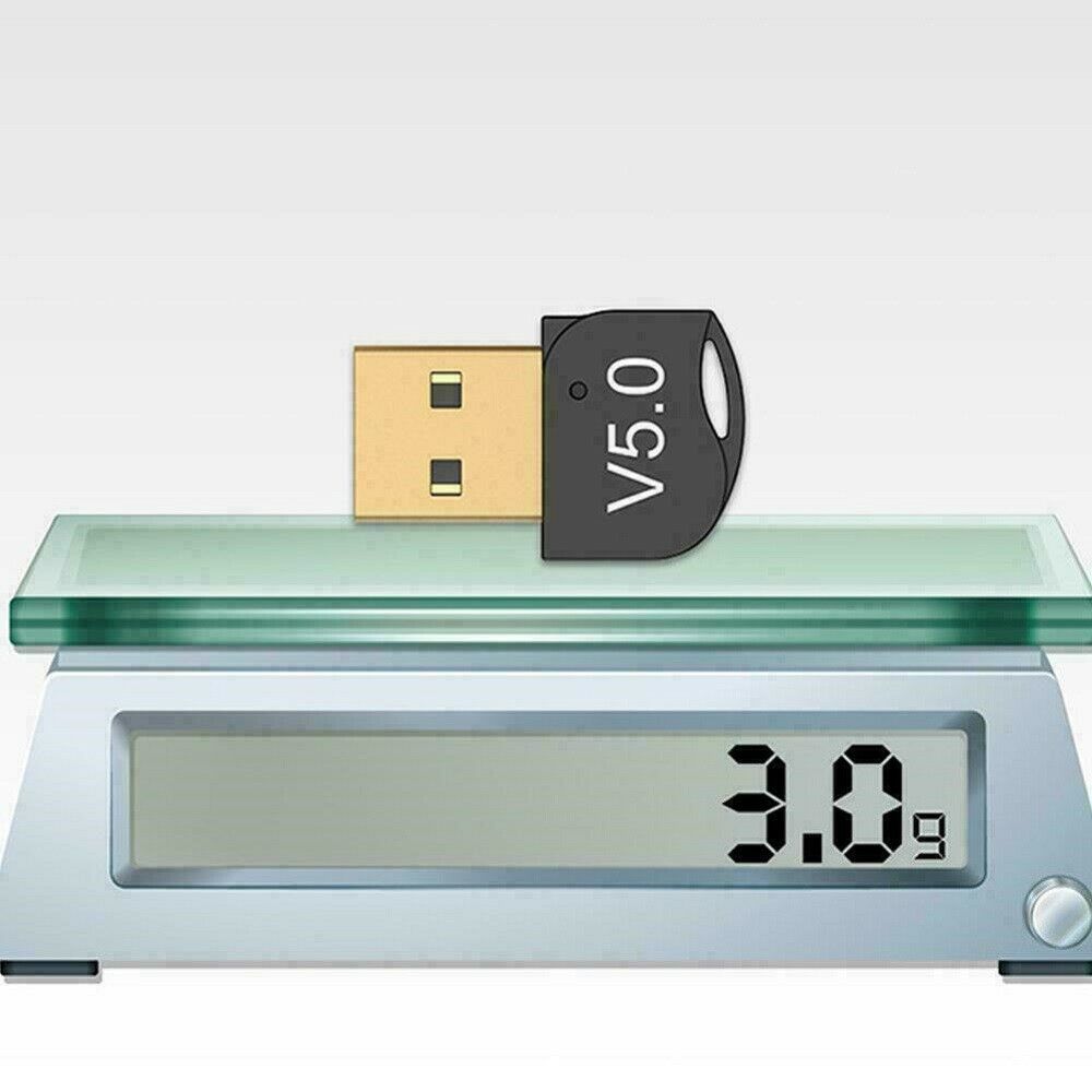 USB Wireless Bluetooth 5.0 Adapter Dongle Stereo Receiver Audio For PC Laptop TV