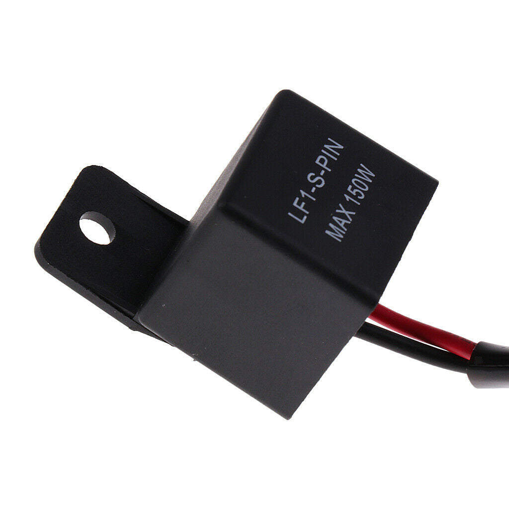 Speed Adjustable LED Flasher Relay Motorcycle Turn Signal Indicator