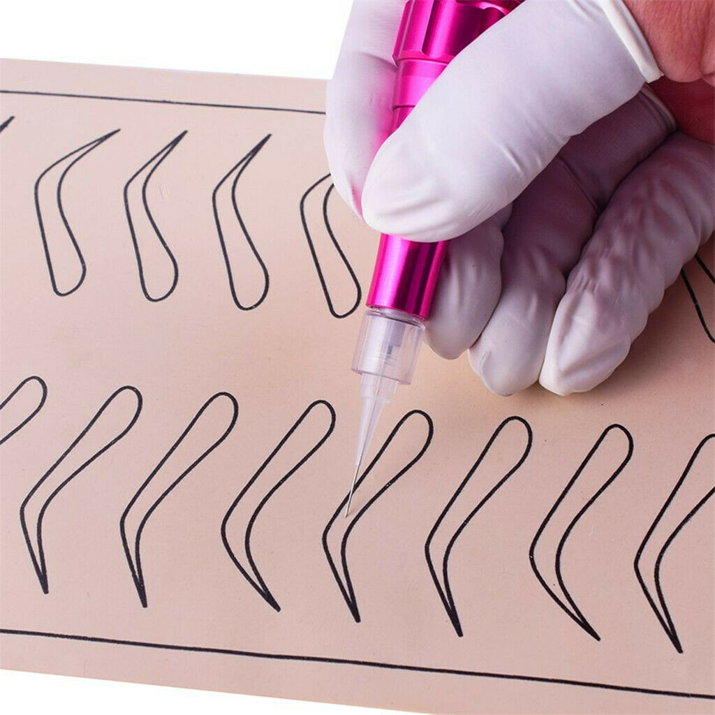 100 pieces microblading permanent makeup needles for tattoo eyebrow pencil 5r