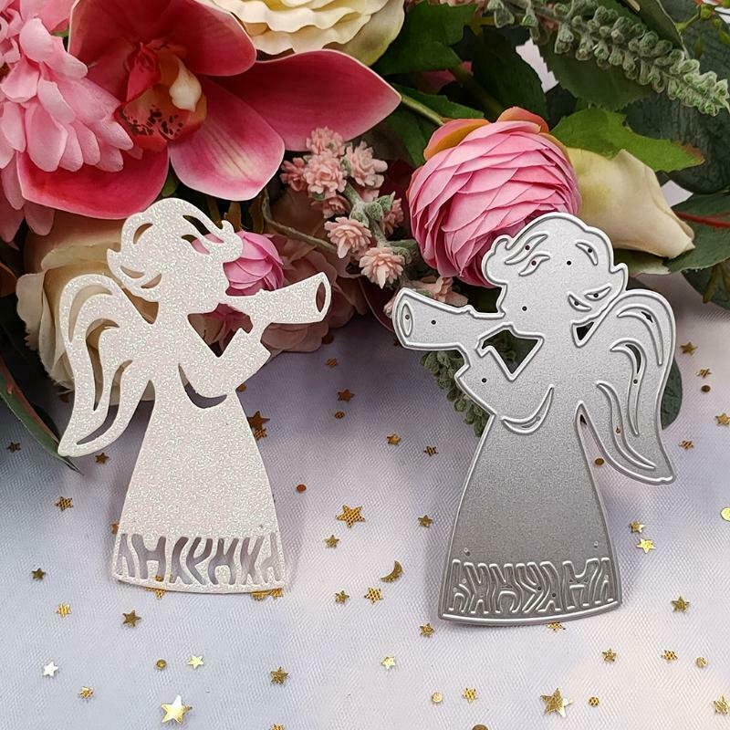 Trumpet Angel Metal Cutting Dies Stencil DIY Scrapbooking Album Paper Card Mold
