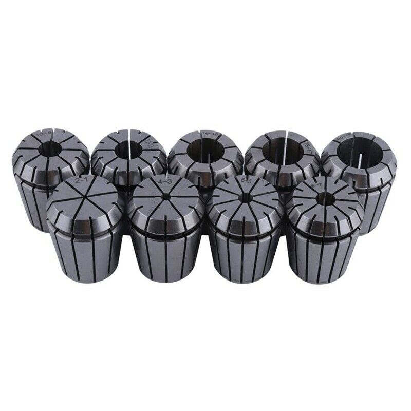 9pcs ER32 Sp Collet Set for CNC Workholding Engraving Machine and Milling LathT2
