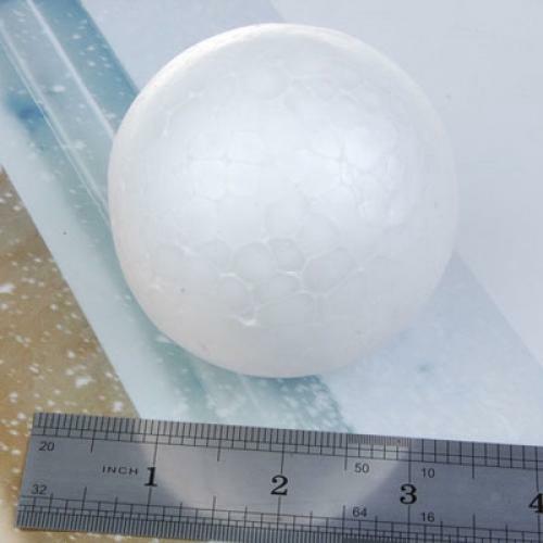 10x Styrofoam Foam Ball Sphere for DIY Craft Modeling Making 7cm White