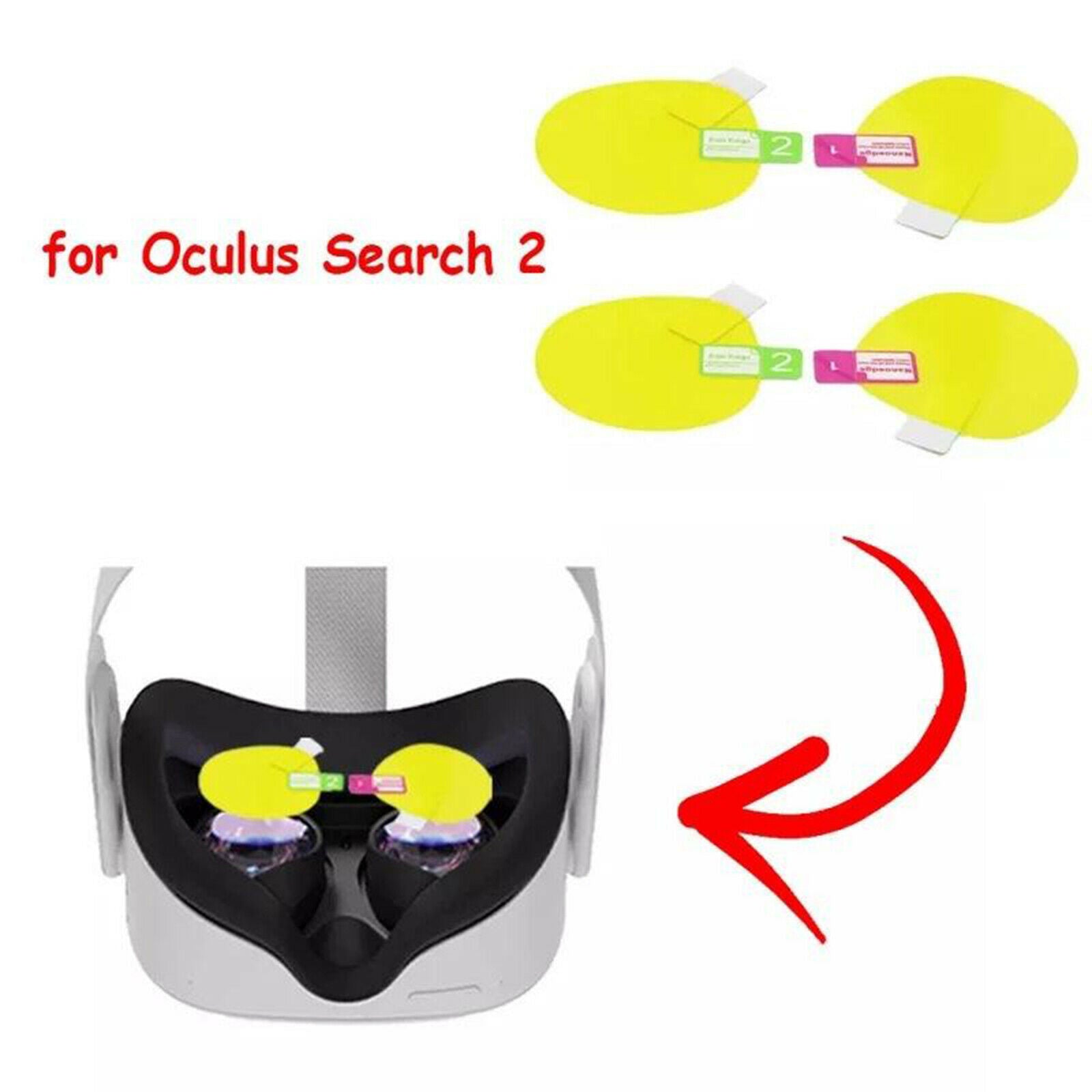 4PCS HD Lens Film Cover VR Screen Guard Guard for   Quest 1 Quest 2