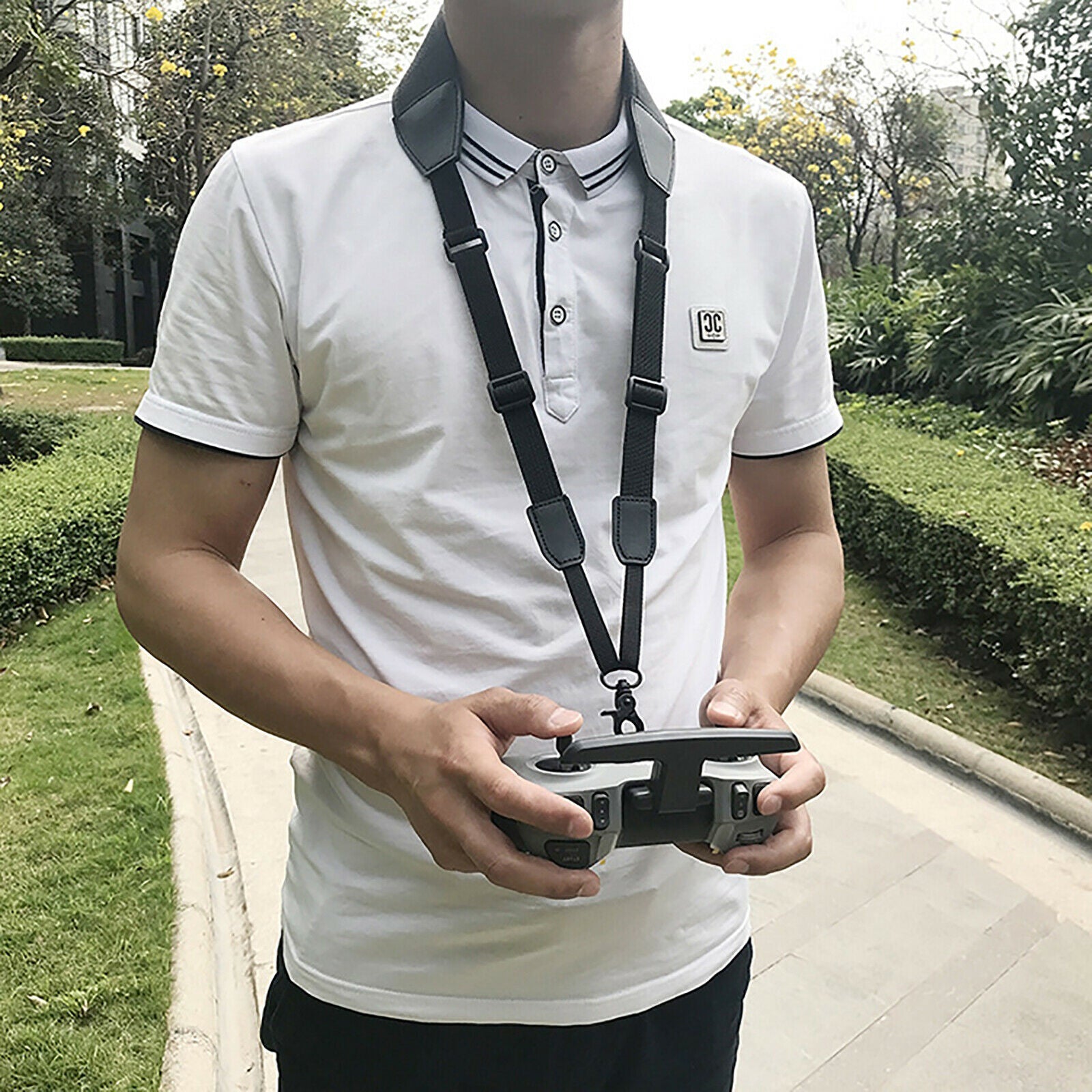 Adjustable Lanyard Neck Strap Sling w/ Hook for DJI FPV Drone Romote Controller