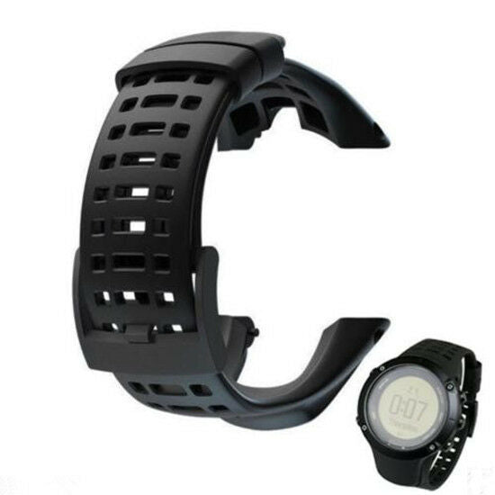 Silicone Rubber Watch Band Strap For Suunto Ambit 3 Peak Sport Ambit 1/2/3 Black