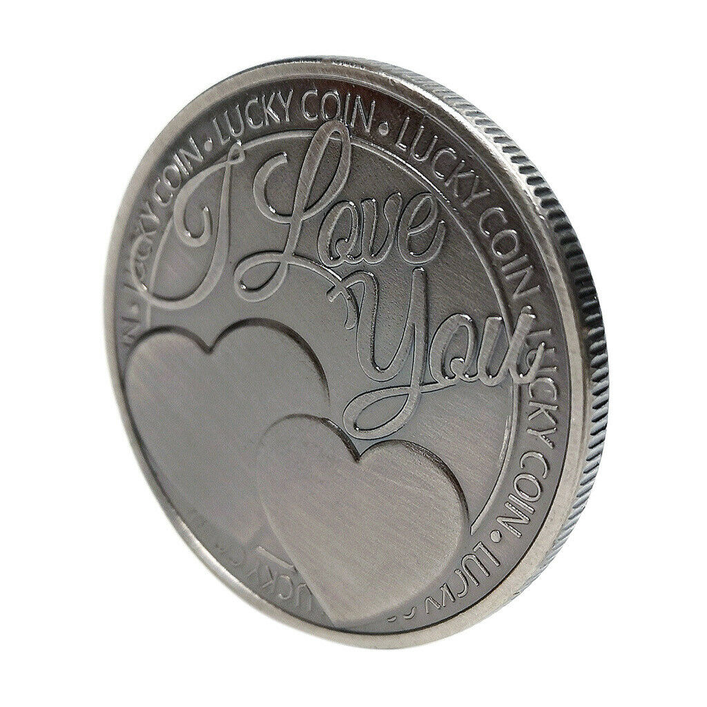 Romantic Couples Souvenir Coin Commemorative Coin Sentimental Love Lucky Coin
