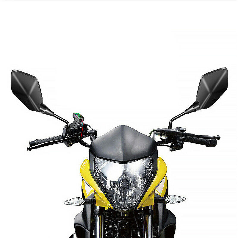 Motorcycle Voltage Display 4.8A Charging Adapter USB + type-C Dual Phone Charger