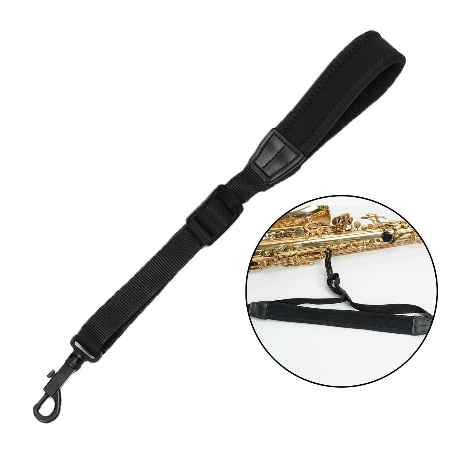 Saxophone Clarinet Neck Strap for Sax Tenor Baritone Horn Music Instrument