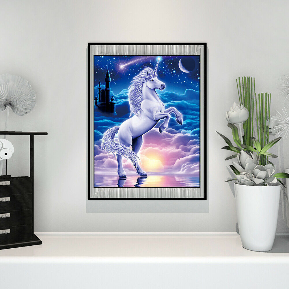 Cartoon Horse Diamond Painting 5D DIY Full Square Drill Handmade Wall Art @
