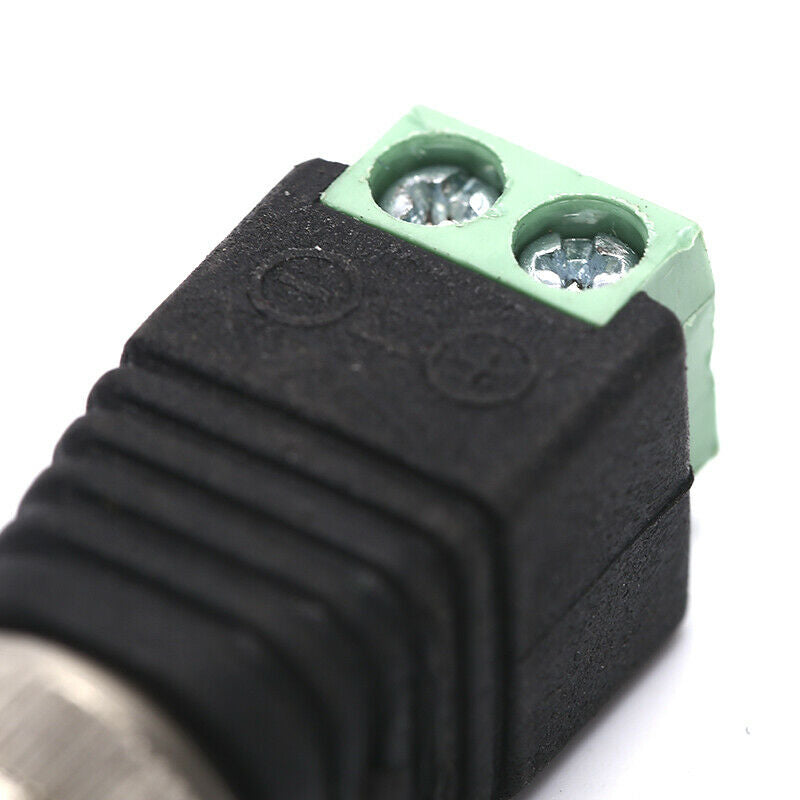 10 Male Coax CAT5 To Coaxial BNC Cable Connector adapter Camera CCTV Vide.l8