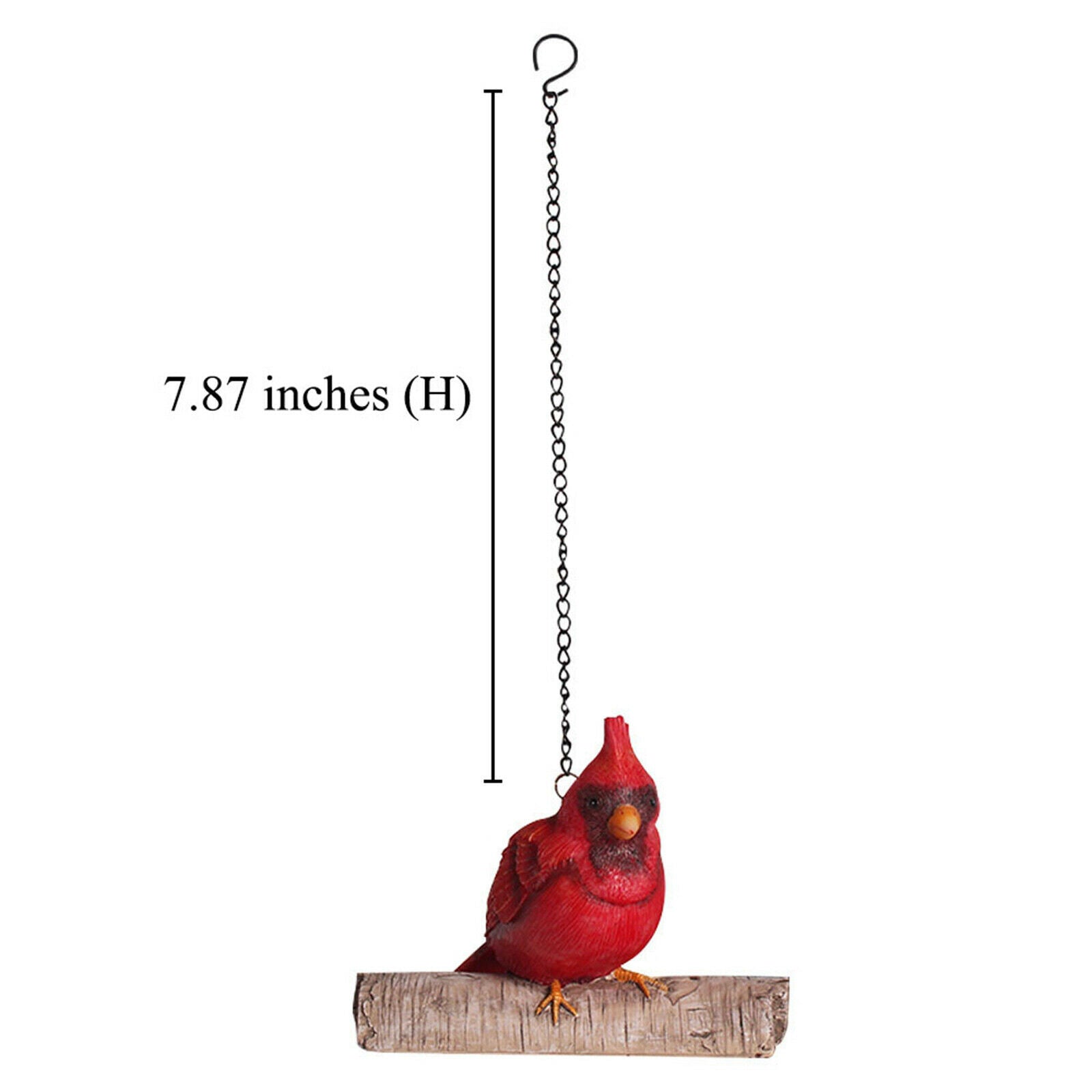 Outdoor Bird Ornament Tree Decor Lifelike Animal Artificial Festival w/ Hook