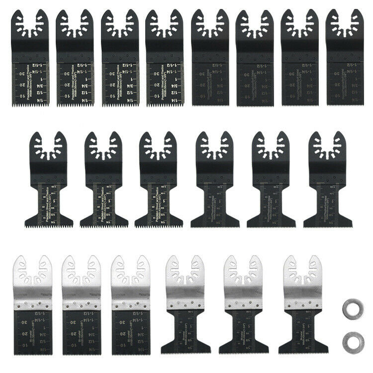 20 PCS of Saw Blade Oscillating Multitool Blade Accessories Woodworking Cutting