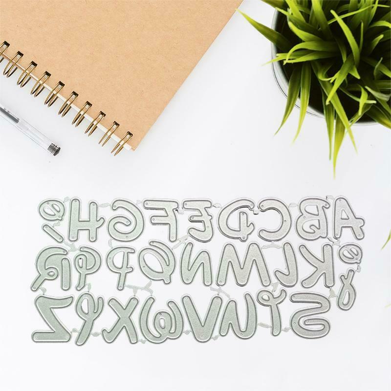 Capital Letter Printing Carbon Steel Cutting Dies DIY Scrapbooking Photo Album