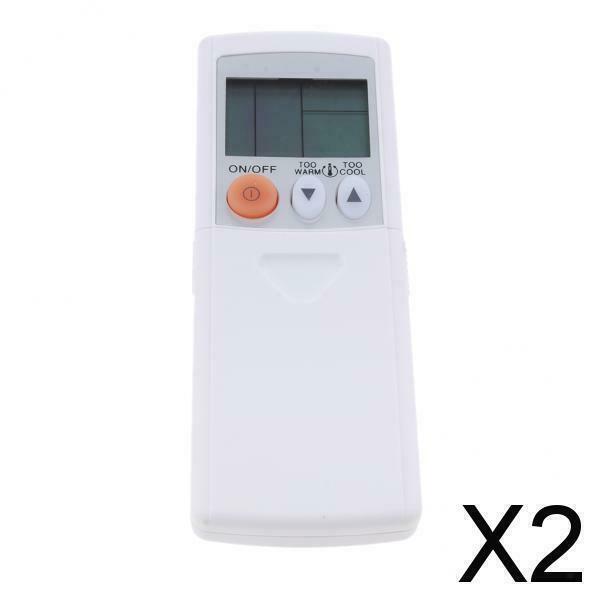 2X Air Conditioner AC Remote Control Heating Remote White for Mitsubishi KP06DS