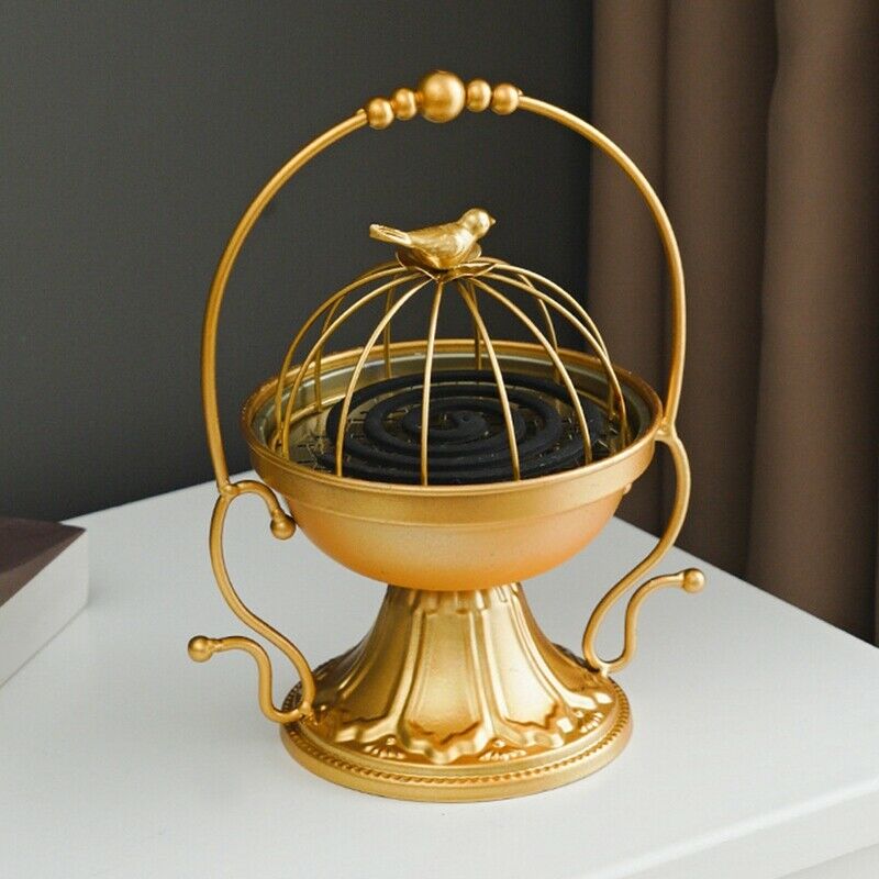 1Pcs Retro Mosquito Coil Incense Burner Fireproof Hanging Mosquito-RepellentQ5F4