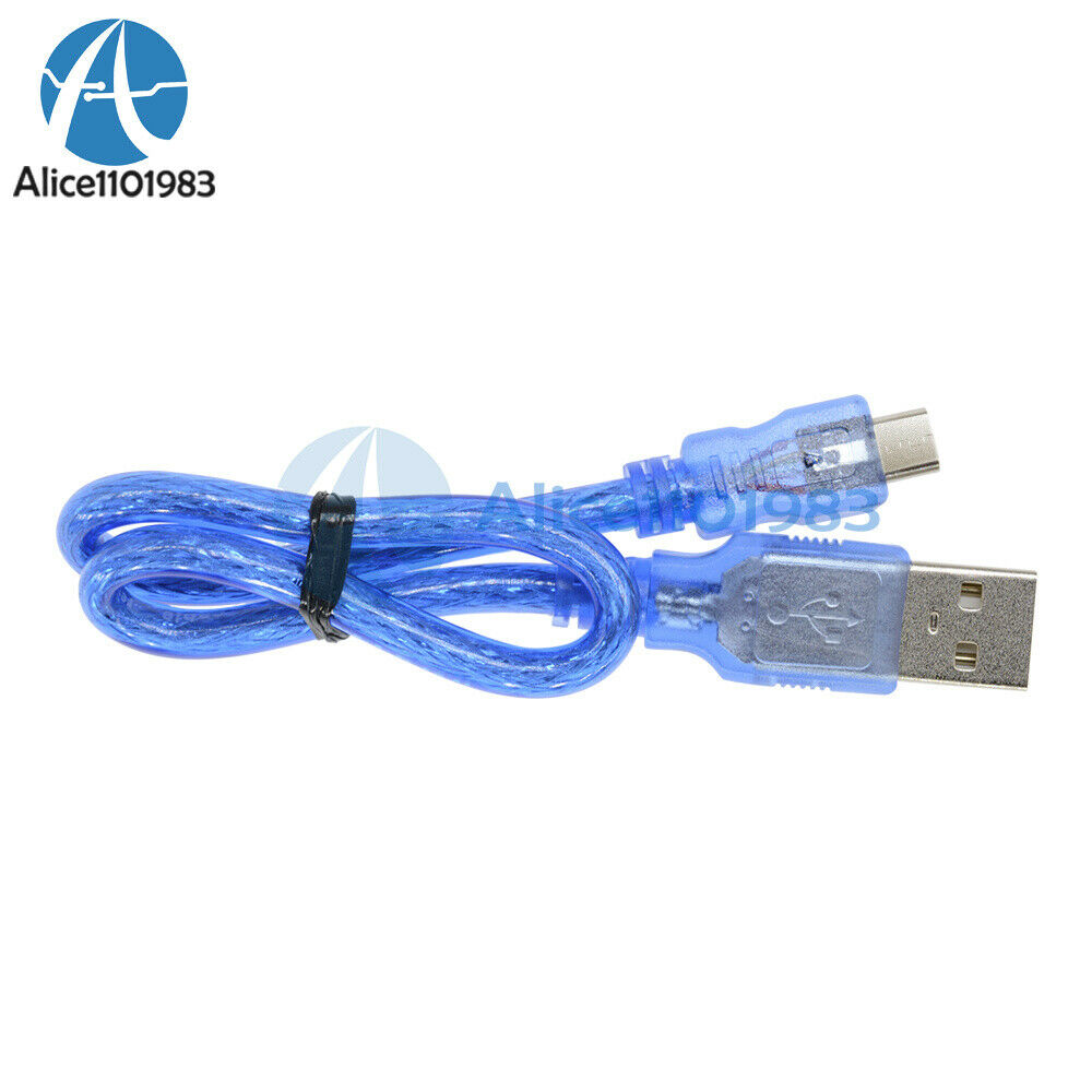 25cm USB 2.0 Standard A Male to Micro USB 5 pin Male Data Charge Cable