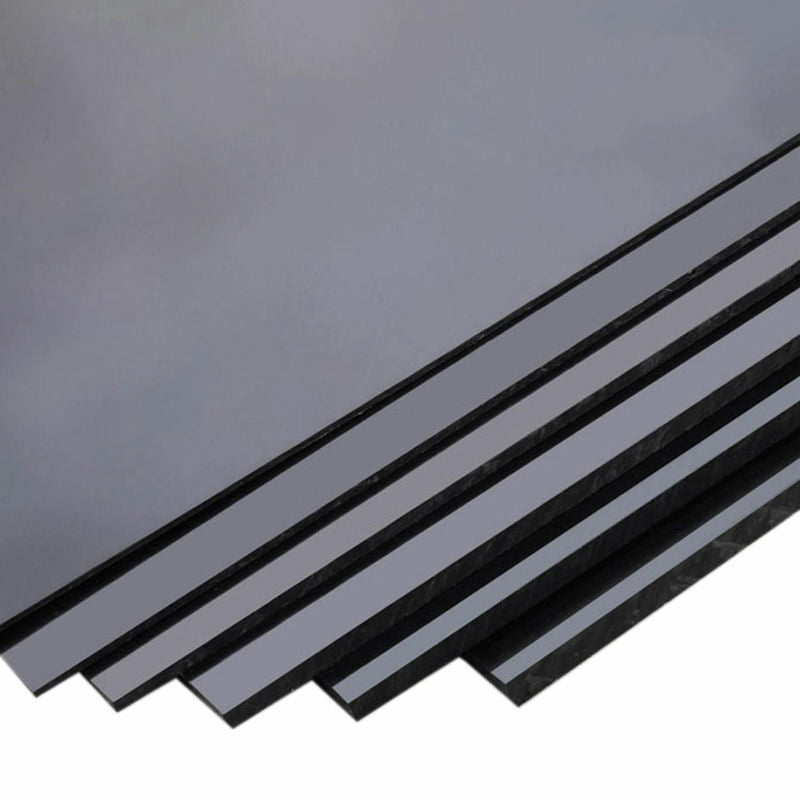 1 pcs ABS Styrene Plastic Flat Sheet Plate 3.0mm x 100mm x 100mm black