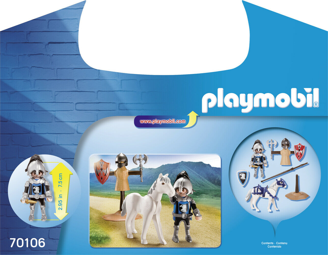 70106 Playmobil Carrying Case Small Knights Knights Suitable for ages 4 years an