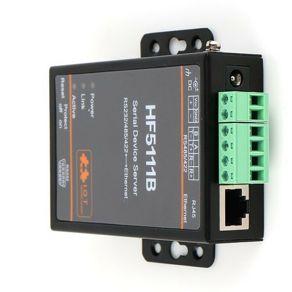 HF5111B Serial Server Device RS232/RS485/RS422 To Ethernet Converter DTU Module
