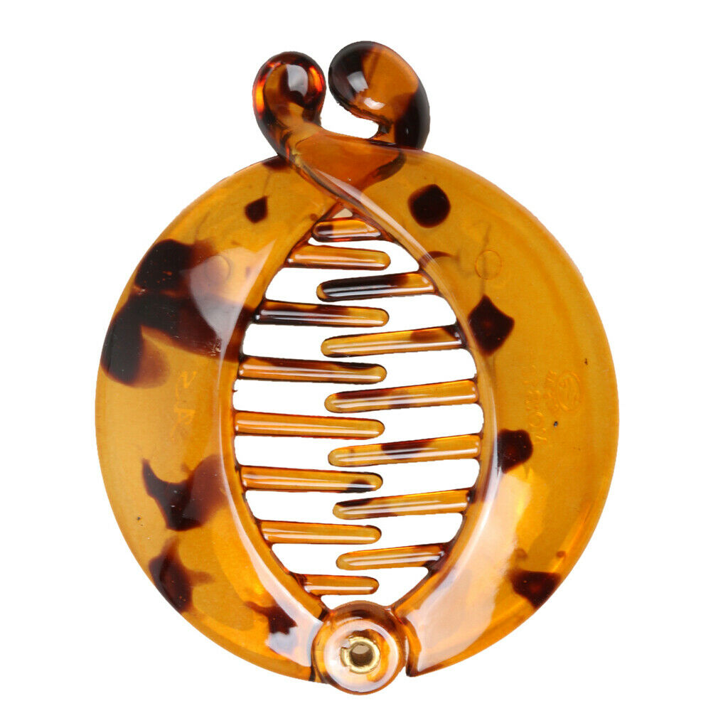 Banana Hair Clip Ladies Girls Barrette Comb Slide Hair Accessories Brown