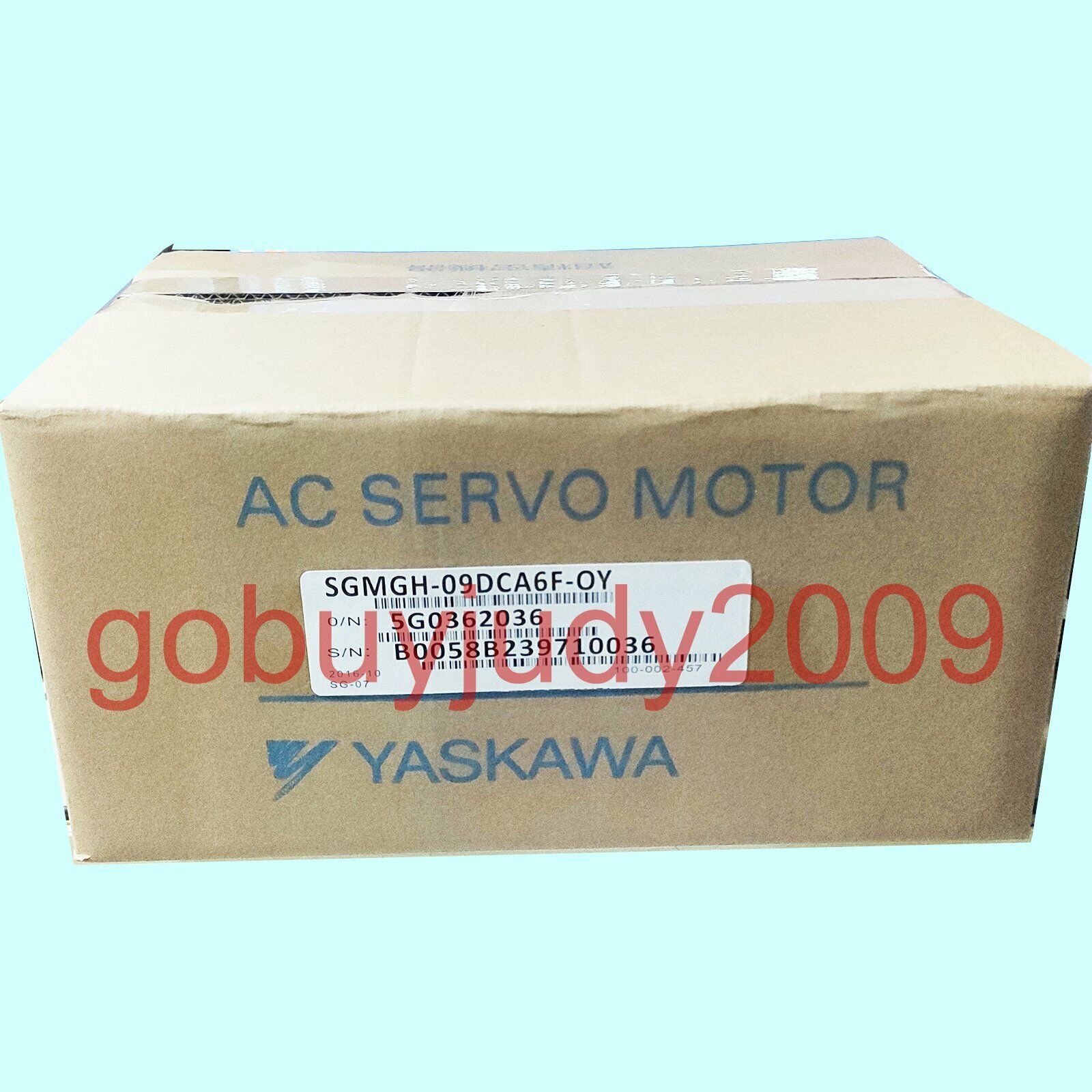 New YASKAWA AC SERVO MOTOR SGMGH-09DCA6F-OY One year warranty