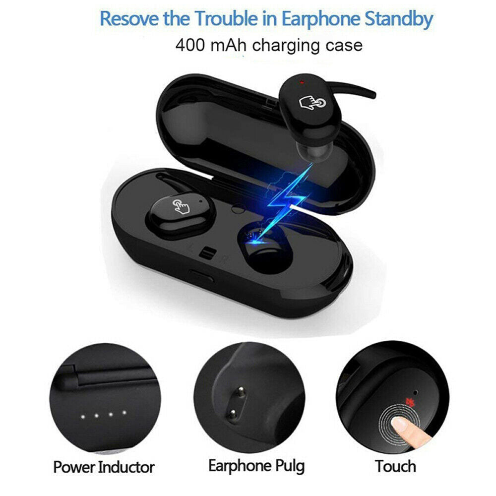 1pc B1 TWS Bluetooth Headset 5.0 Earphone Sports Waterproof Wireless Earbuds