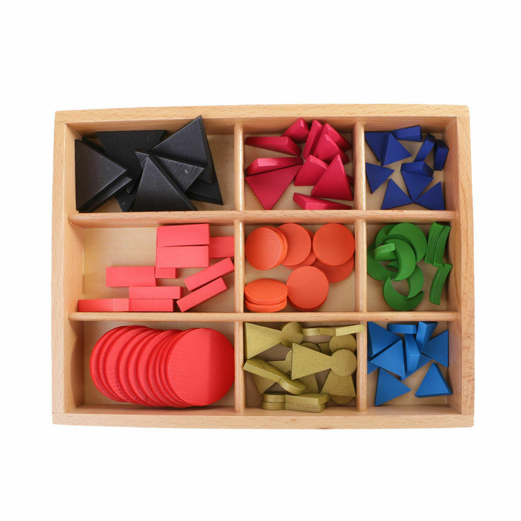 Montessori Language Material-Basic Wooden Grammar Symbols with Box for Kids