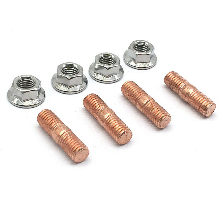 4Pcs/Set M10x1.50 Threaded T3 T4 T5 T6 Turbochargers Turbo Studs Kit Flange Nuts