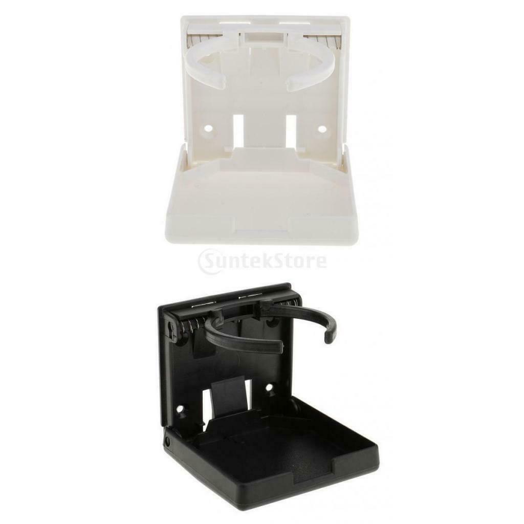 4pcs Collapsible and Adjustable Drink Holder - Black