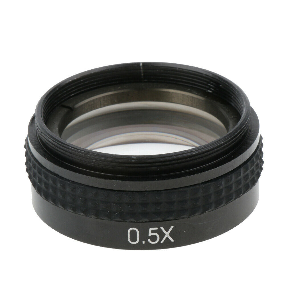 0.5X Barlow AUX Objective Lens for Video Microscope w/ 42mm Mounting Thread