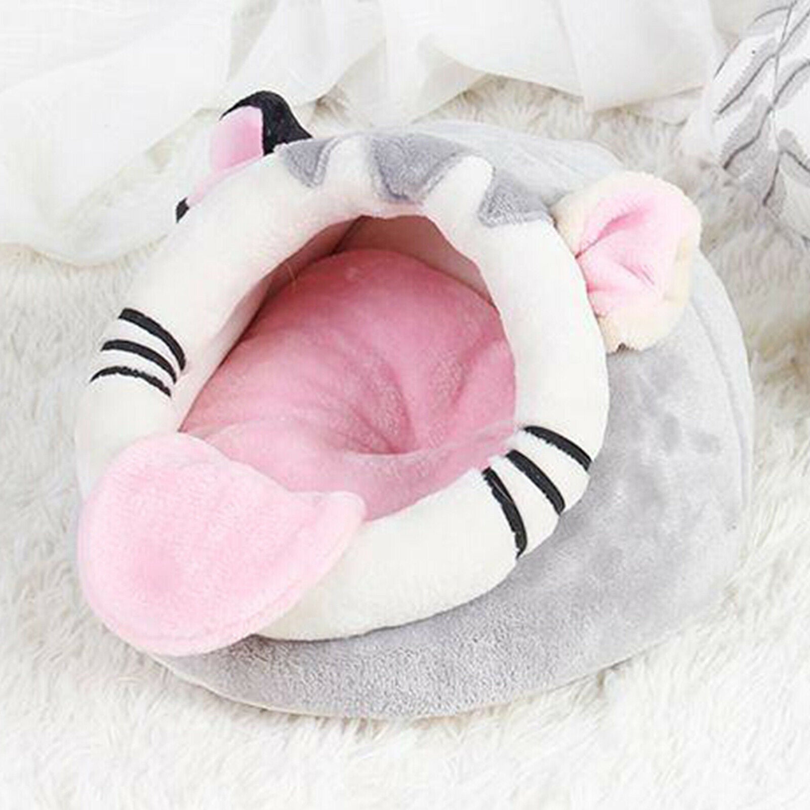 Guinea Pig House, Hamster Hedgehog Winter Nest, Small Animals Warm Pink S