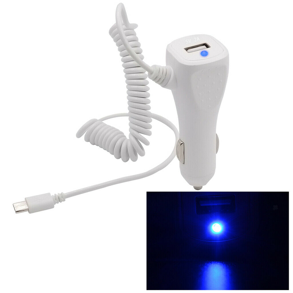 12V-24V Car Lighter Socket Charger 5V 2A USB + Android Interface for Phone
