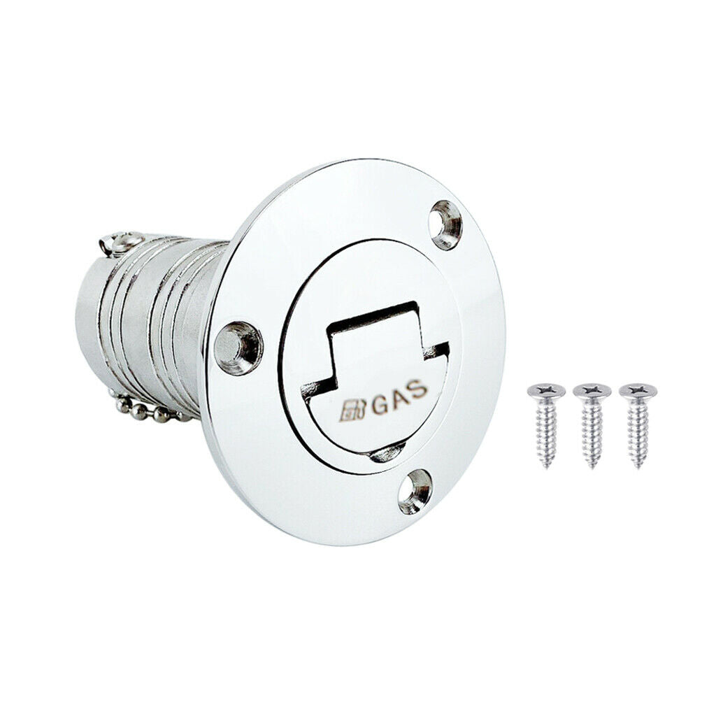 Boat Gas Fill Keyless   1-1/2" Boat Accessory Fit for Hose Deck Fill