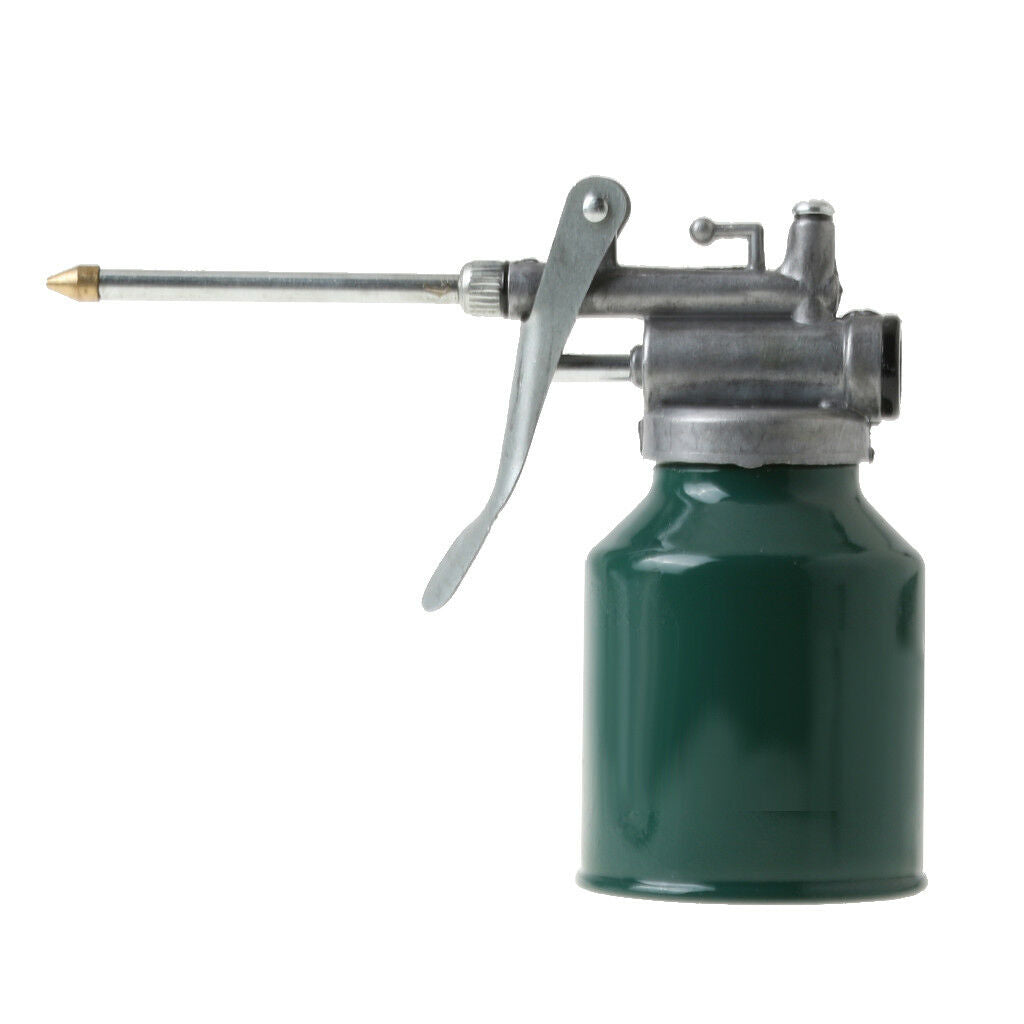 Car Mini 250ml High Pressure Pump Oiler Oil Can Metal Gun For Lubricants