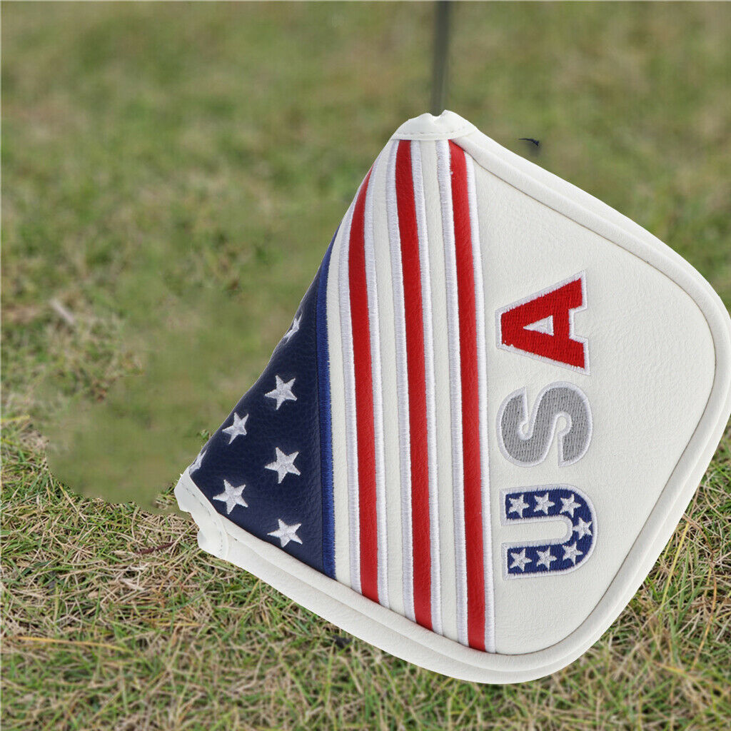 Golf Mallet Headcover Head Cover Mallet Putter Club Cover Protector 14x13cm