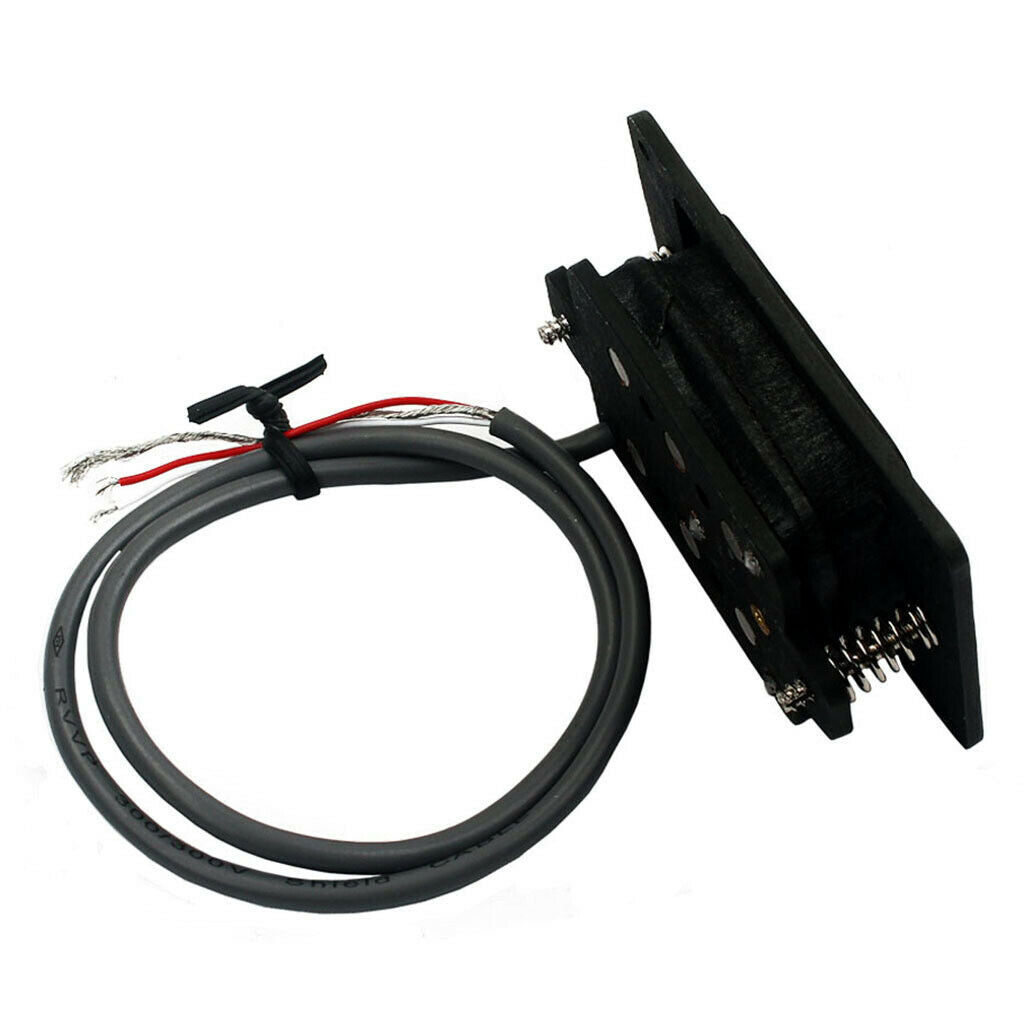 Hand-wound Humbucker Double Coil Pickup Black for 3-string Cigar Box