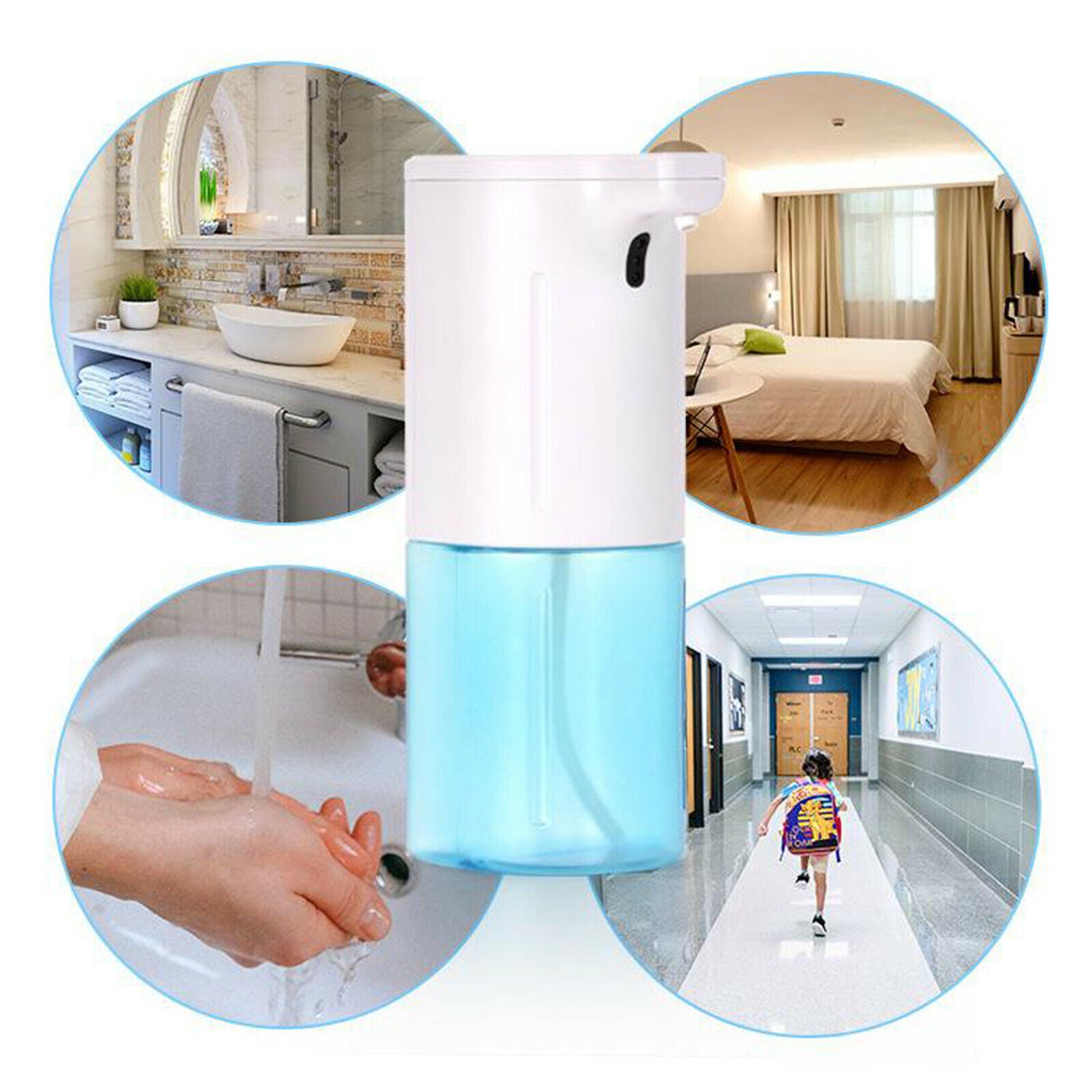 Auto Foam Soap Dispenser Induction Hands-Free for Bathroom Hotel Home School