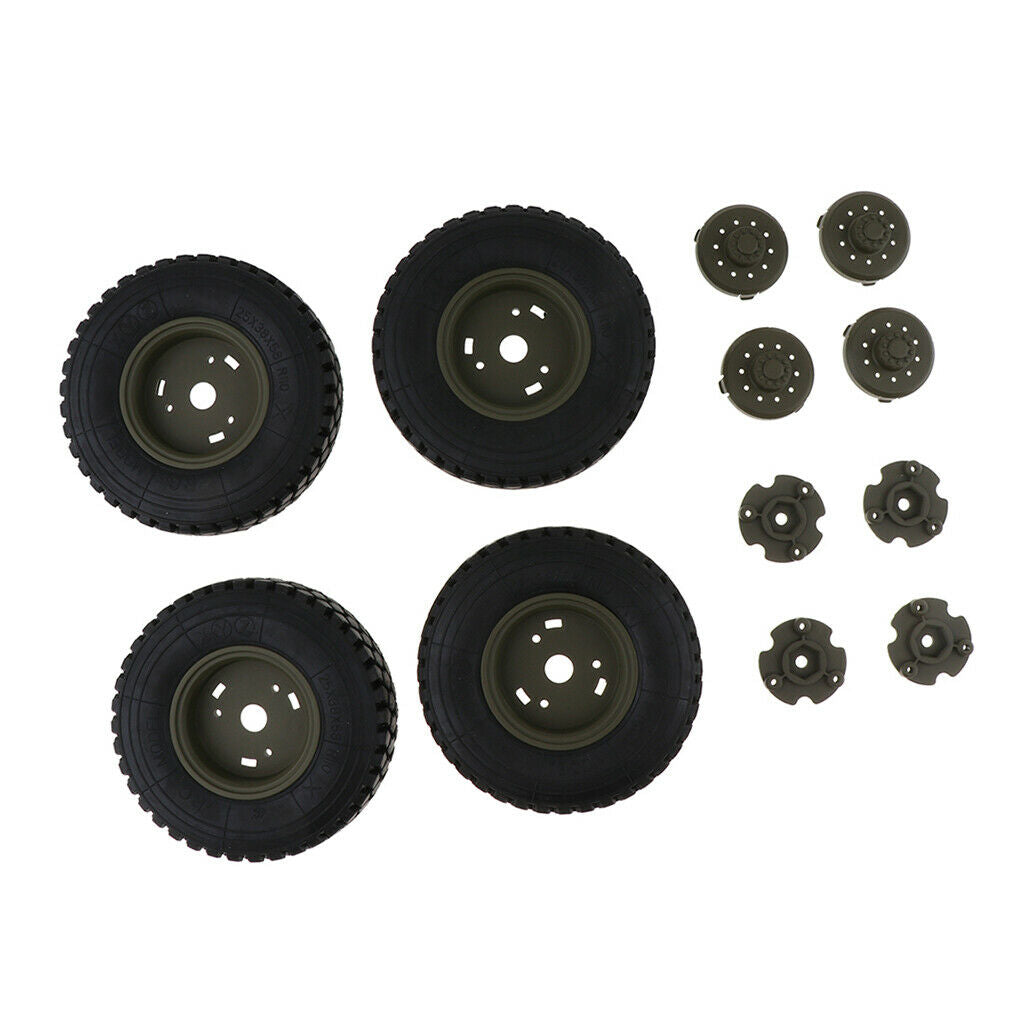 RC Car Rubber Tires 110mm For -P801 / 802 8x8 RC  Truck Spare Parts