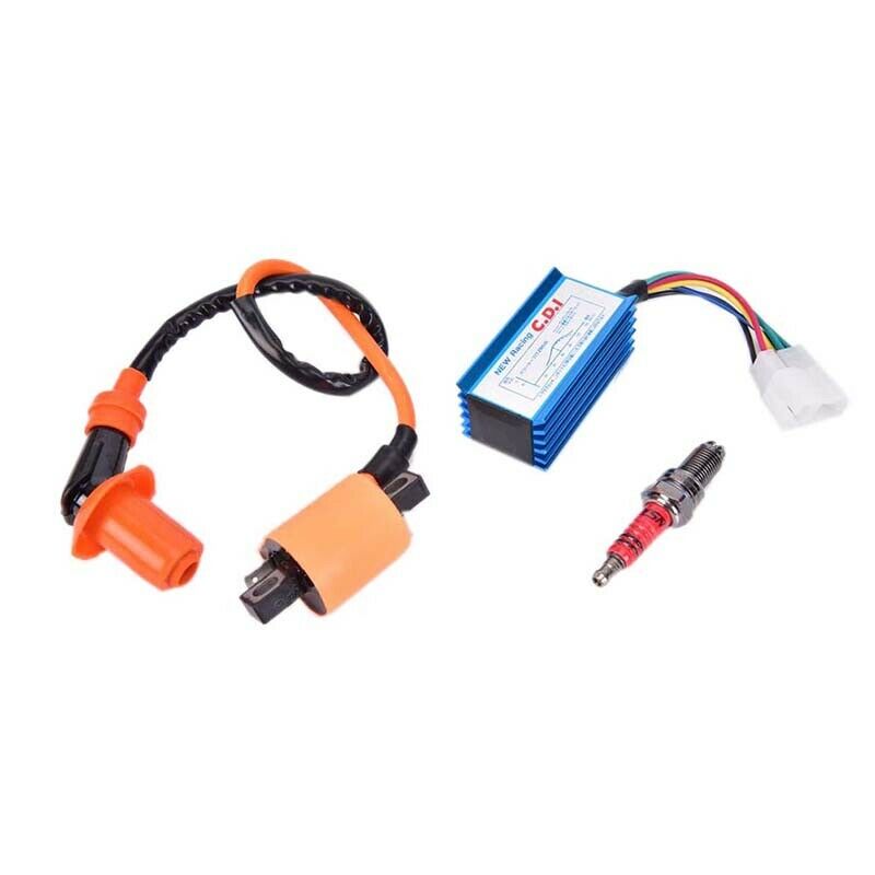Racing Ignition Coil CDI Spark Plug 150cc 200cc 250cc Engine ATV Quad Dirt DDAU