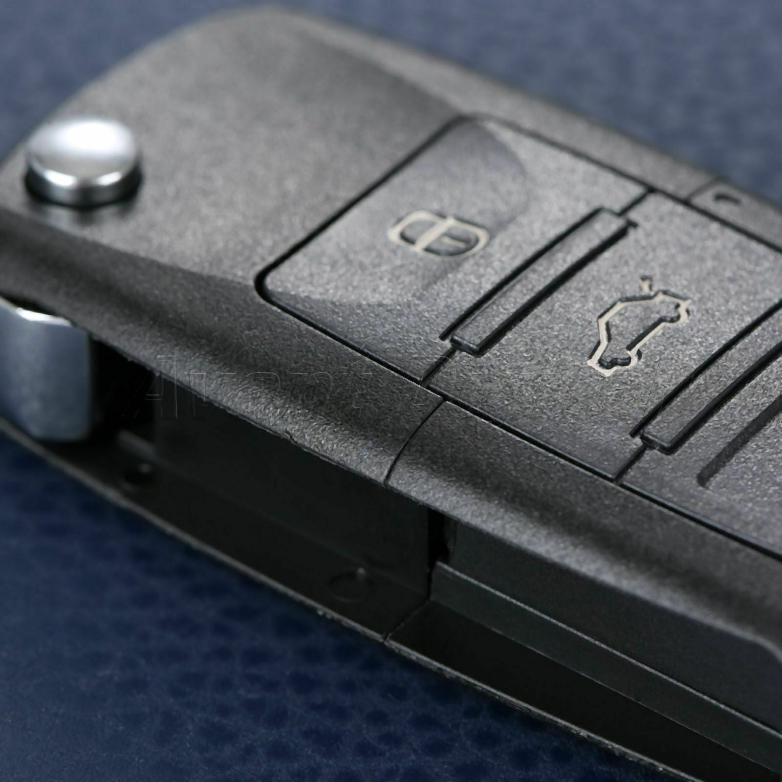 3 Buttons Folding Flip Car Remote Key Shell Case For  Golf Passat Polo Bora